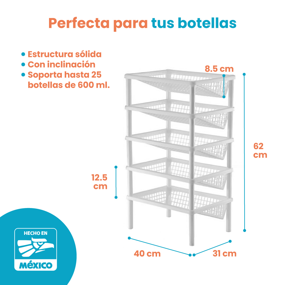 Organizador Multiusos Rack 5 Niveles - Imagen 5