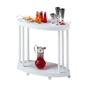 Organizador Rack Carrito Ovalado con Ruedas