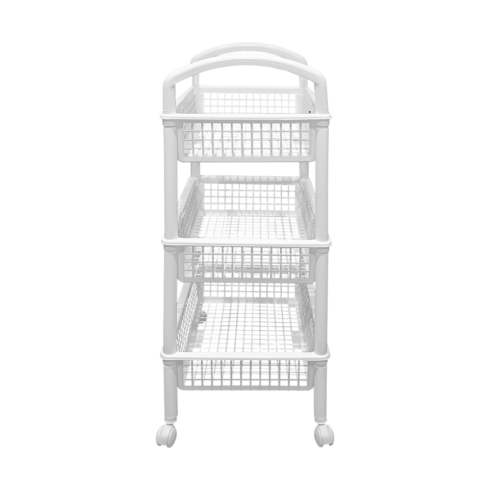 Organizador Multiusos Rack Carrito 3 Cestas Rectangular - Imagen 4