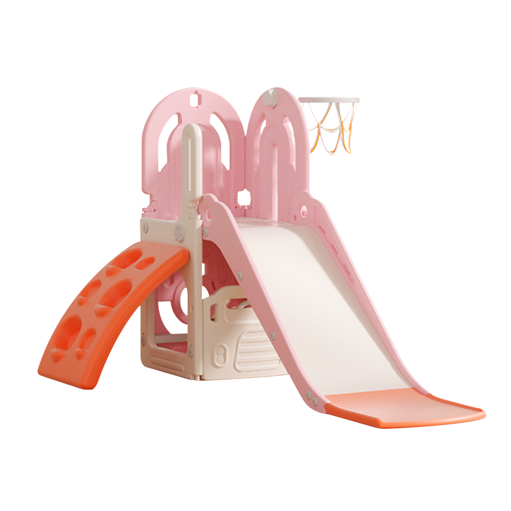 Resbaladilla con canasta y escaladora infantil - Kiddo - Imagen 3