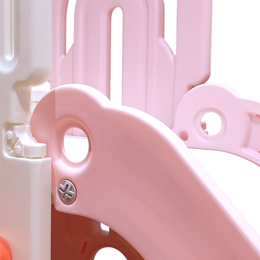 Resbaladilla con canasta y escaladora infantil - Kiddo - Imagen 9