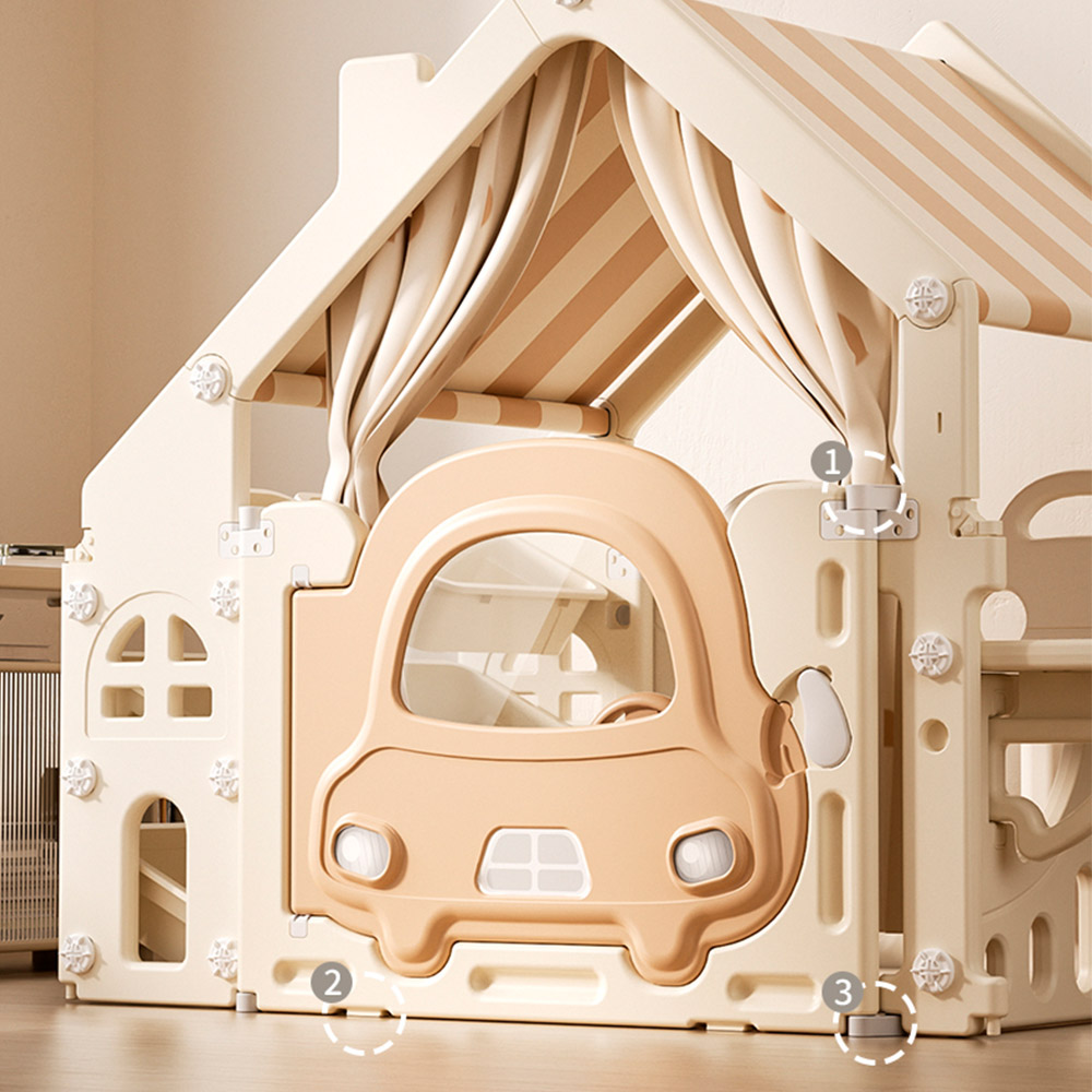 Casita infantil con organizadores y tablero - Kiddo - Imagen 6