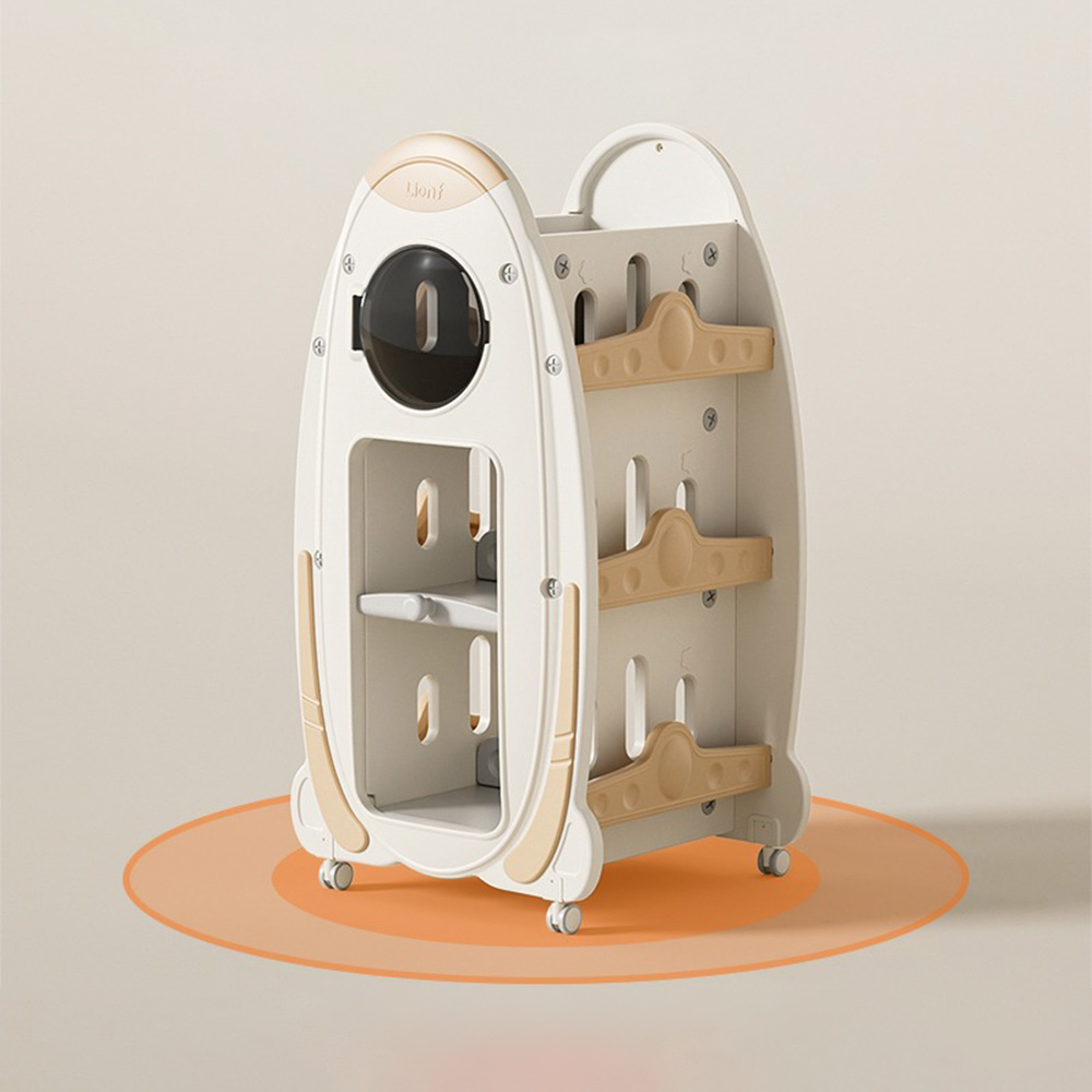 Estante librero organizador infantil con ruedas - Kiddo - Imagen 9