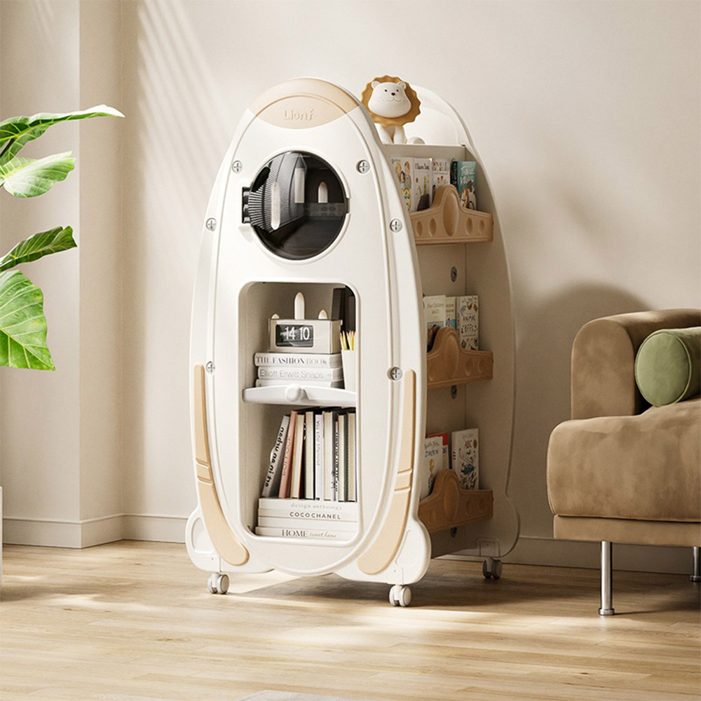Estante librero organizador infantil con ruedas - Kiddo - Imagen 3
