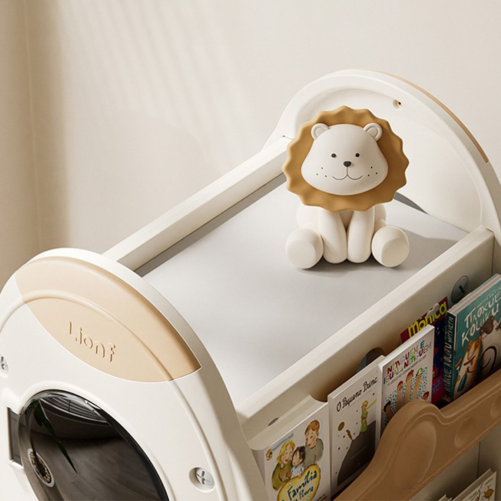 Estante librero organizador infantil con ruedas - Kiddo - Imagen 4