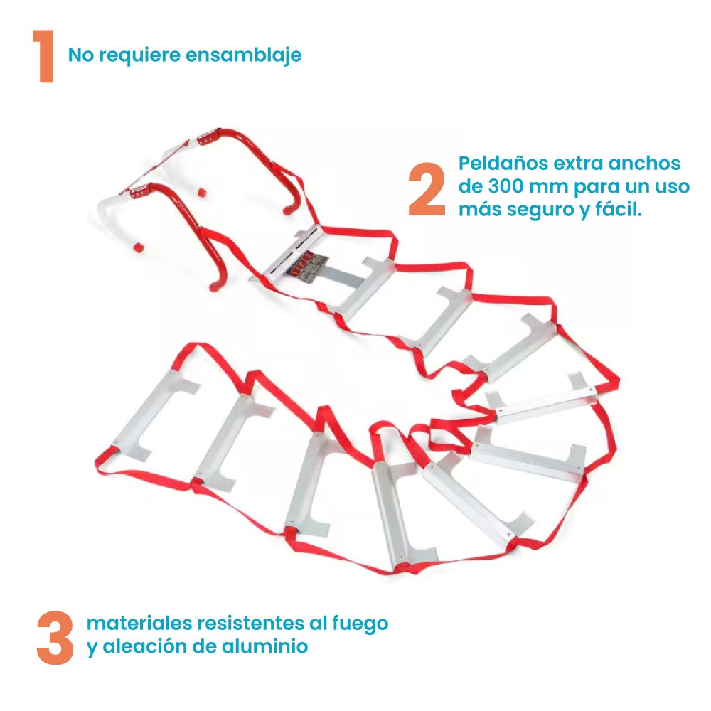 Escalera de emergencia 7 metros - Imagen 4