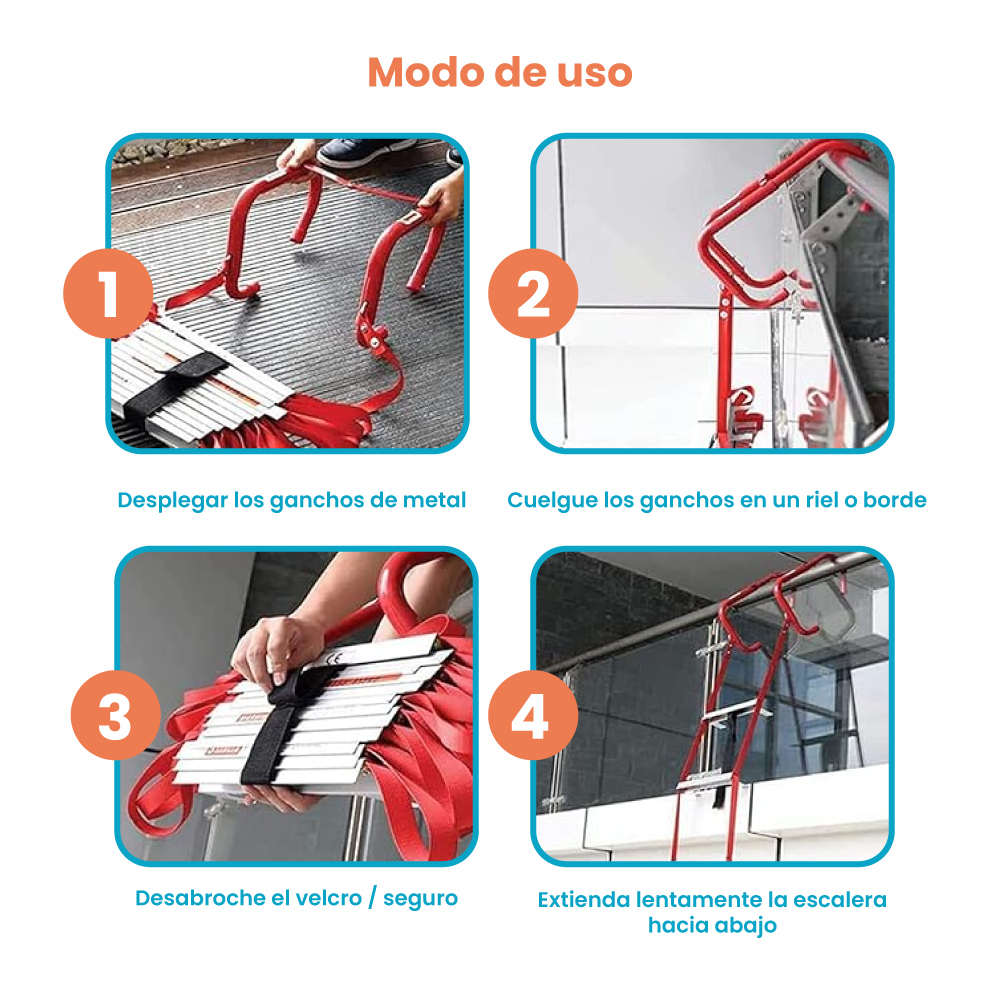 Escalera de emergencia 7 metros - Imagen 3