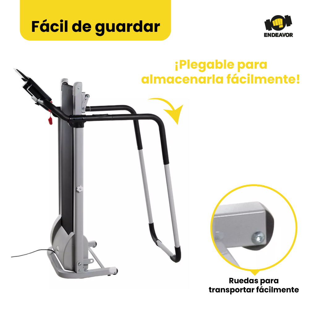 Caminadora eléctrica rehabilitación 2.0HP 12km/h - ENDEAVOR - Imagen 4