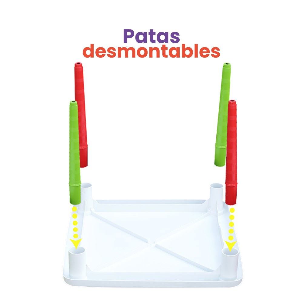 Mesa infantil plástico con diseño - Imagen 4