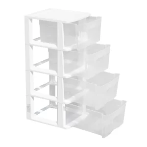 Cajonera de 4 niveles plástica Italhome