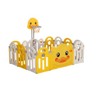 Corral infantil con diseño de pato 10+2