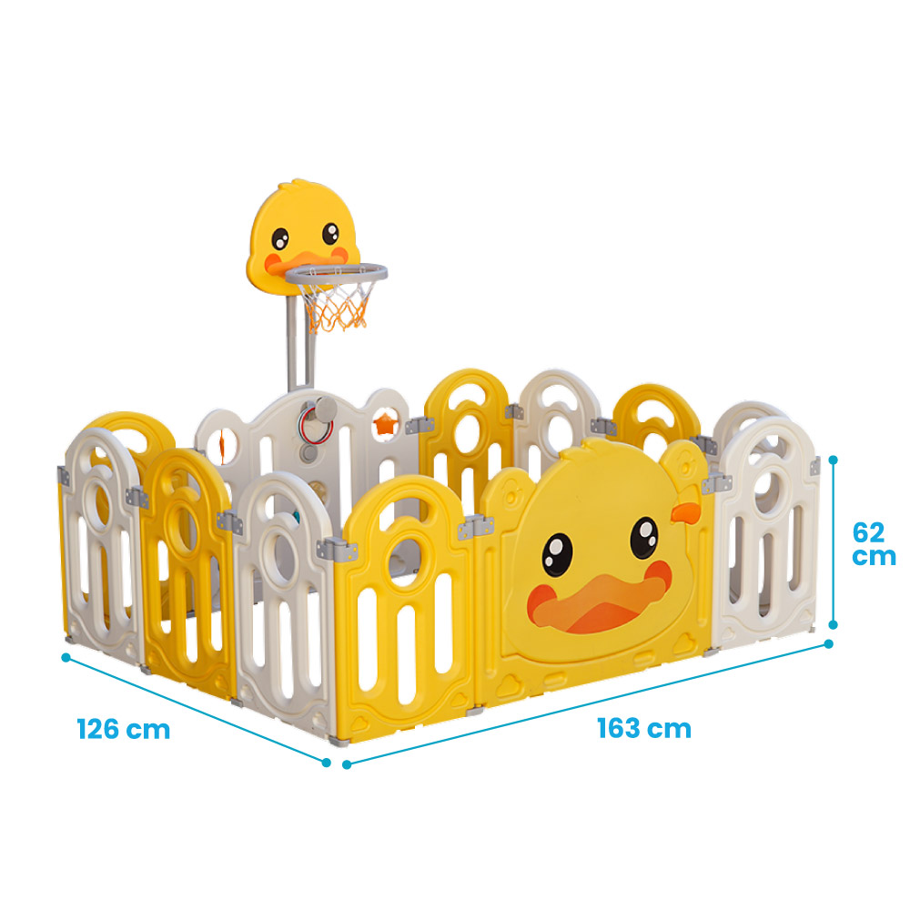 Corral infantil con diseño de pato 10+2 - Imagen 4