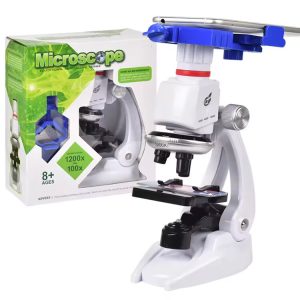 Microscopio educativo ciencia 100x a 1200x