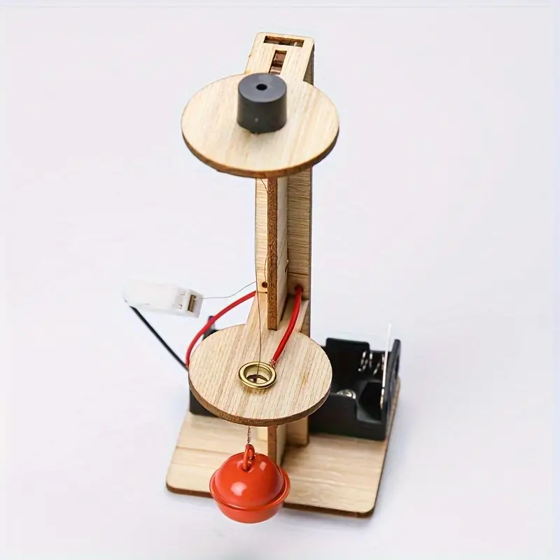 Rompecabezas DIY madera alarma péndulo - Imagen 2