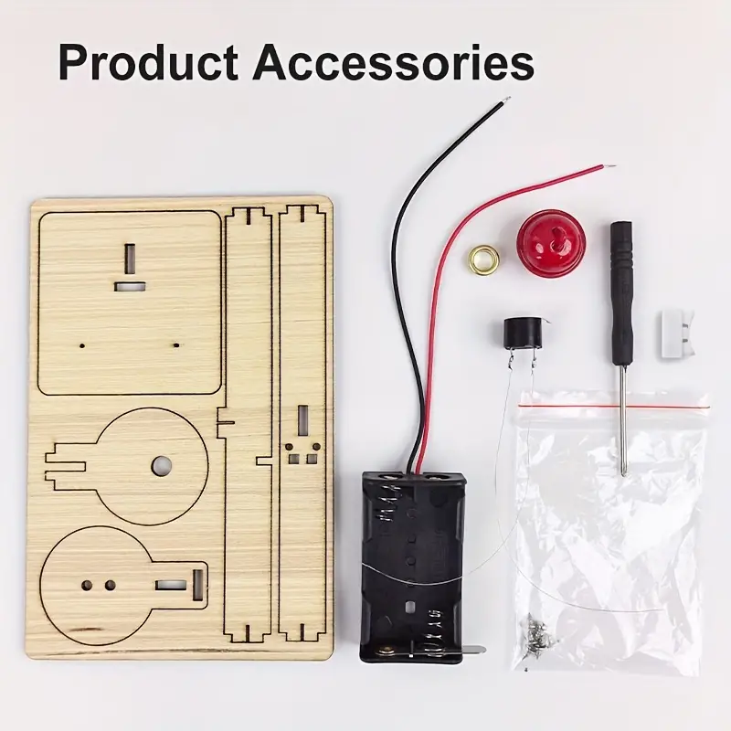 Rompecabezas DIY madera alarma péndulo - Imagen 3