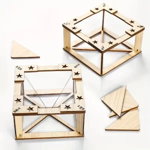 Rompecabezas DIY madera holograma