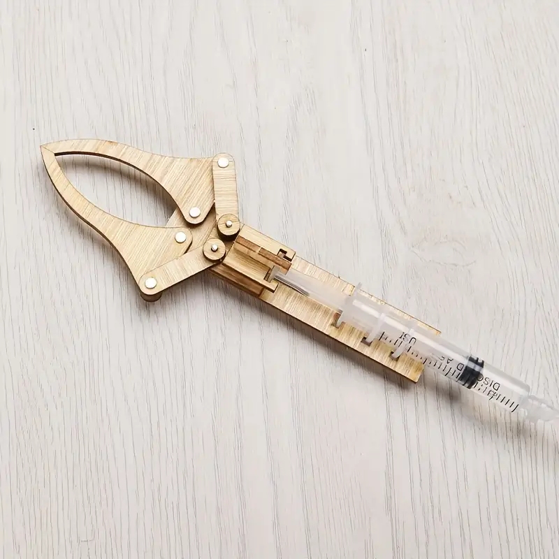Rompecabezas DIY madera pinza chica hidráulica