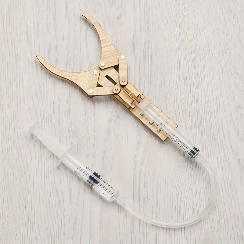 Rompecabezas DIY madera pinza chica hidráulica - Imagen 2