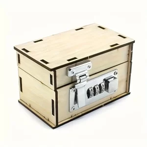 Rompecabezas DIY madera caja fuerte