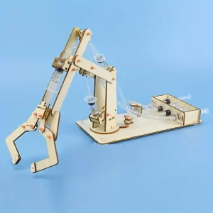 Rompecabezas DIY madera pinza grande hidráulica