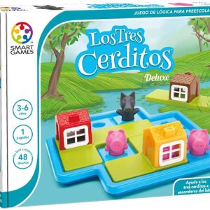 Rompecabezas 3 cerditos y lobo