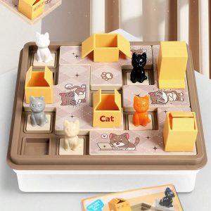 Rompecabezas gatitos y cajas