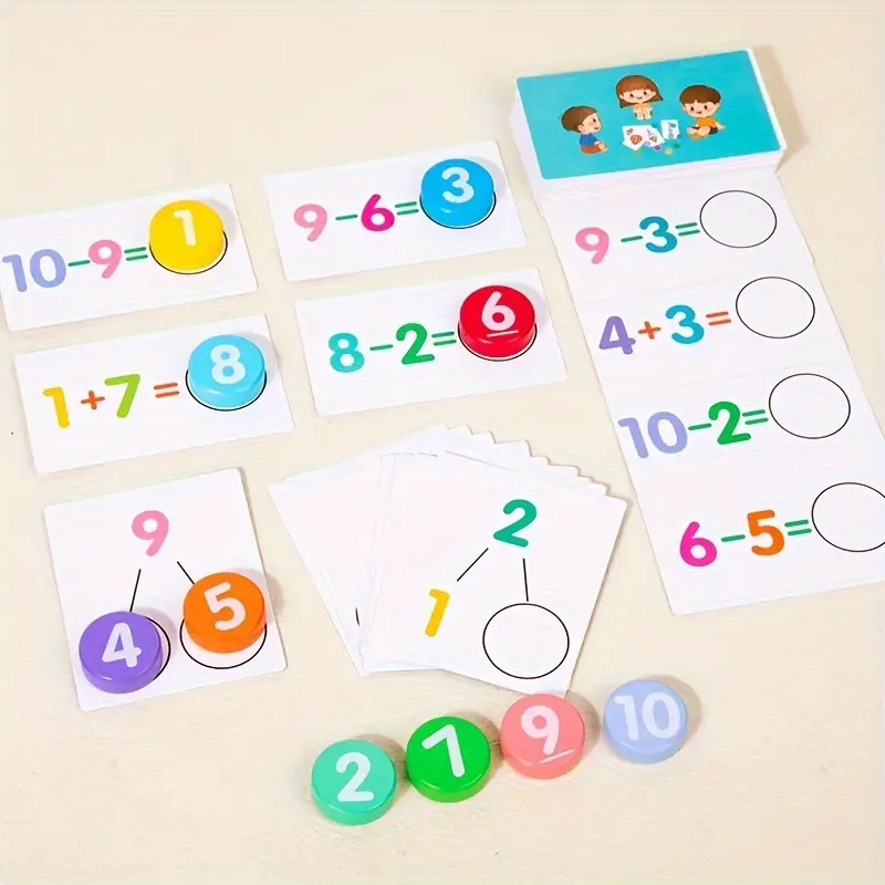 Juego de tarjetas operaciones matemáticas - Imagen 4
