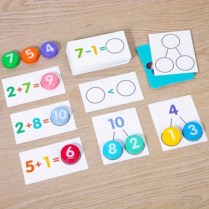 Juego de tarjetas operaciones matemáticas - Imagen 2