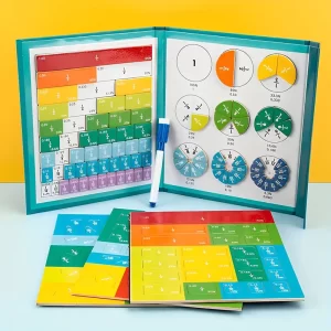 Juego tablero de fracciones