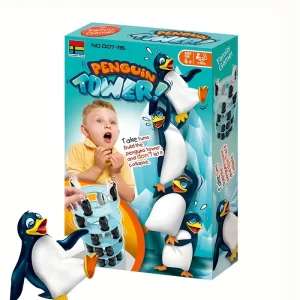 Torre de equilibrio pingüinos