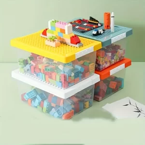 Caja organizador de bloques vértice cuadrado