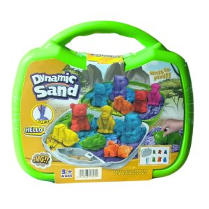 Set de arena mágica con figuras de animalitos