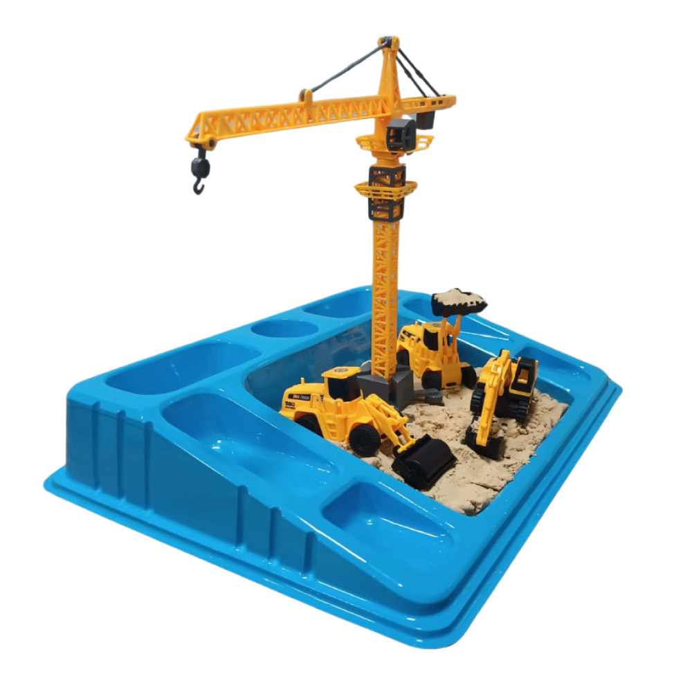 Set de arena mágica con excavadoras - Imagen 2
