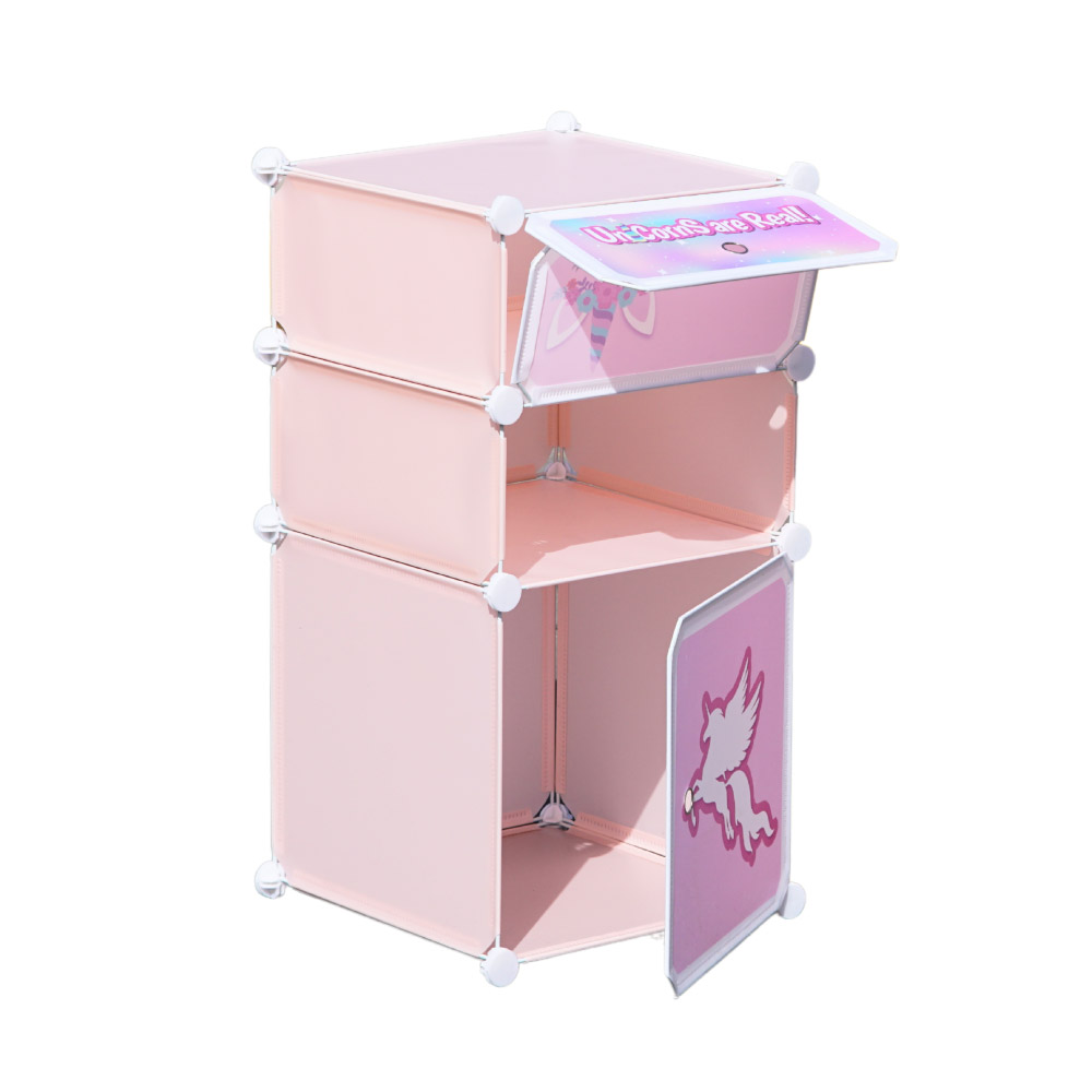 Juguetero organizador 3 niveles con puerta modular - Imagen 5