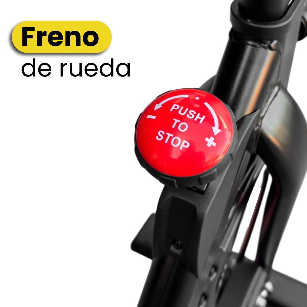 Bicicleta spinning fija BT disco magnético 6kg - ENDEAVOR - Imagen 5