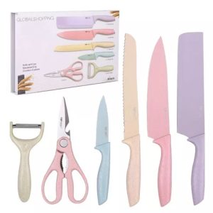 Set De Cuchillos De Colores