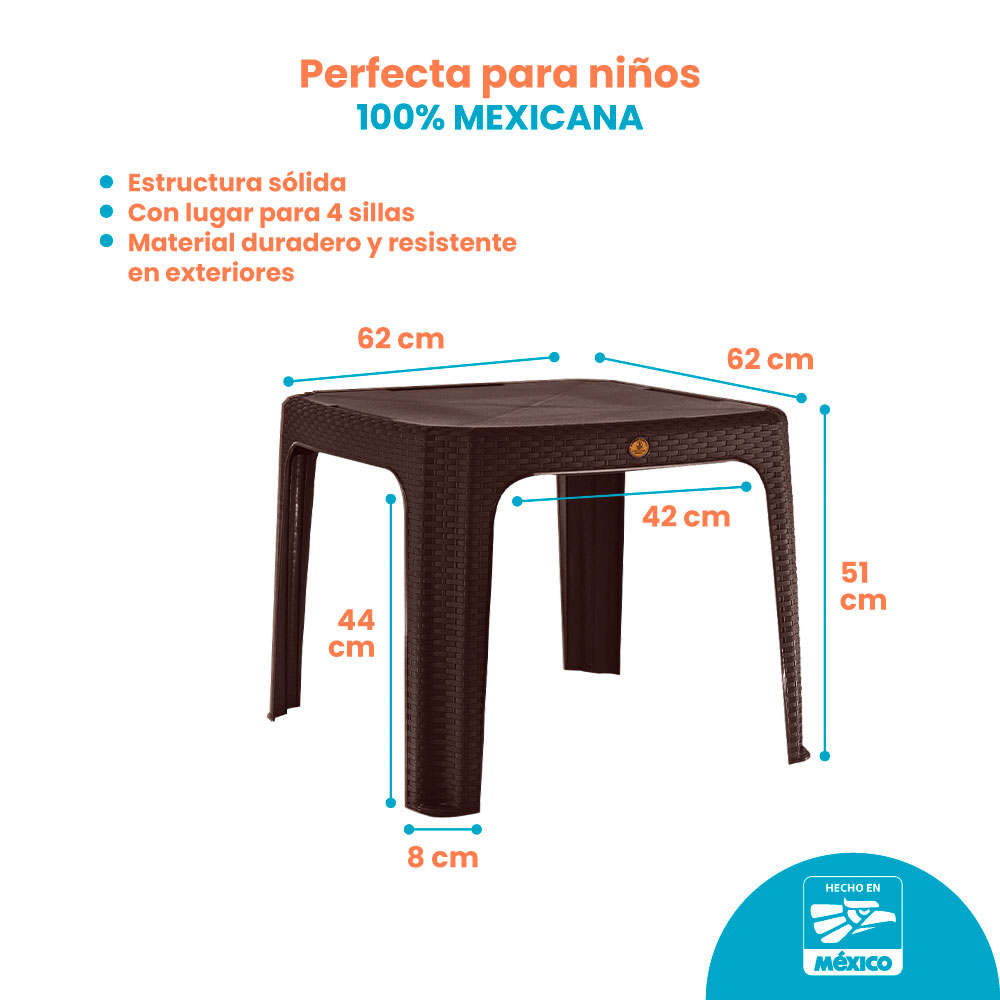 Mesa Rattan Lateral Auxiliar - Imagen 2