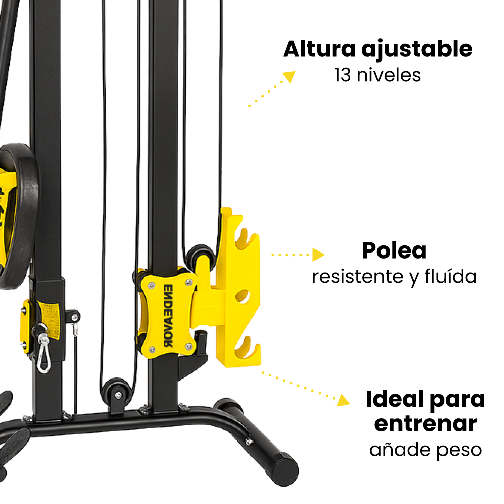 Estación multifuncional remo ajustable GYM - Imagen 6