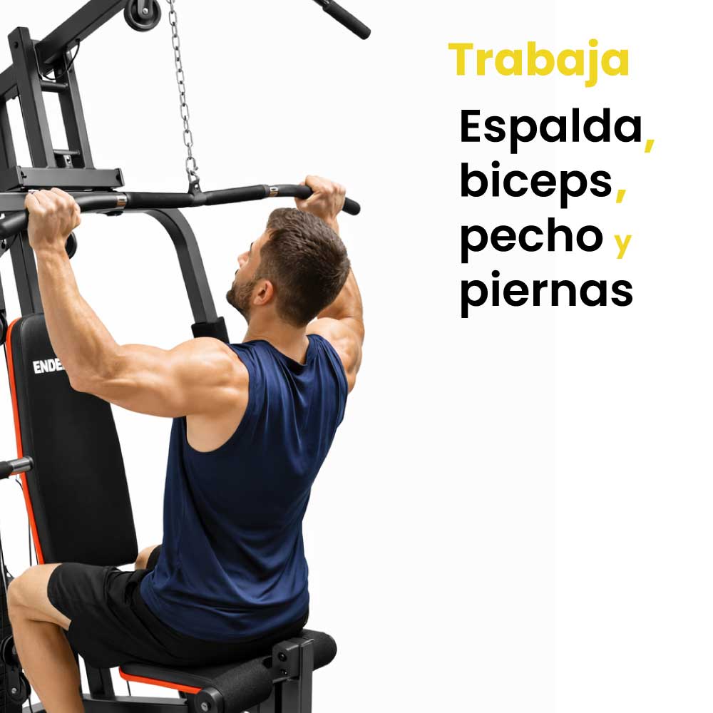 Estación de fuerza multifuncional en casa con 50 kg - Imagen 4
