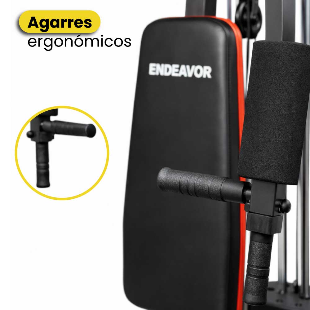 Estación de fuerza multifuncional en casa con 50 kg - Imagen 5