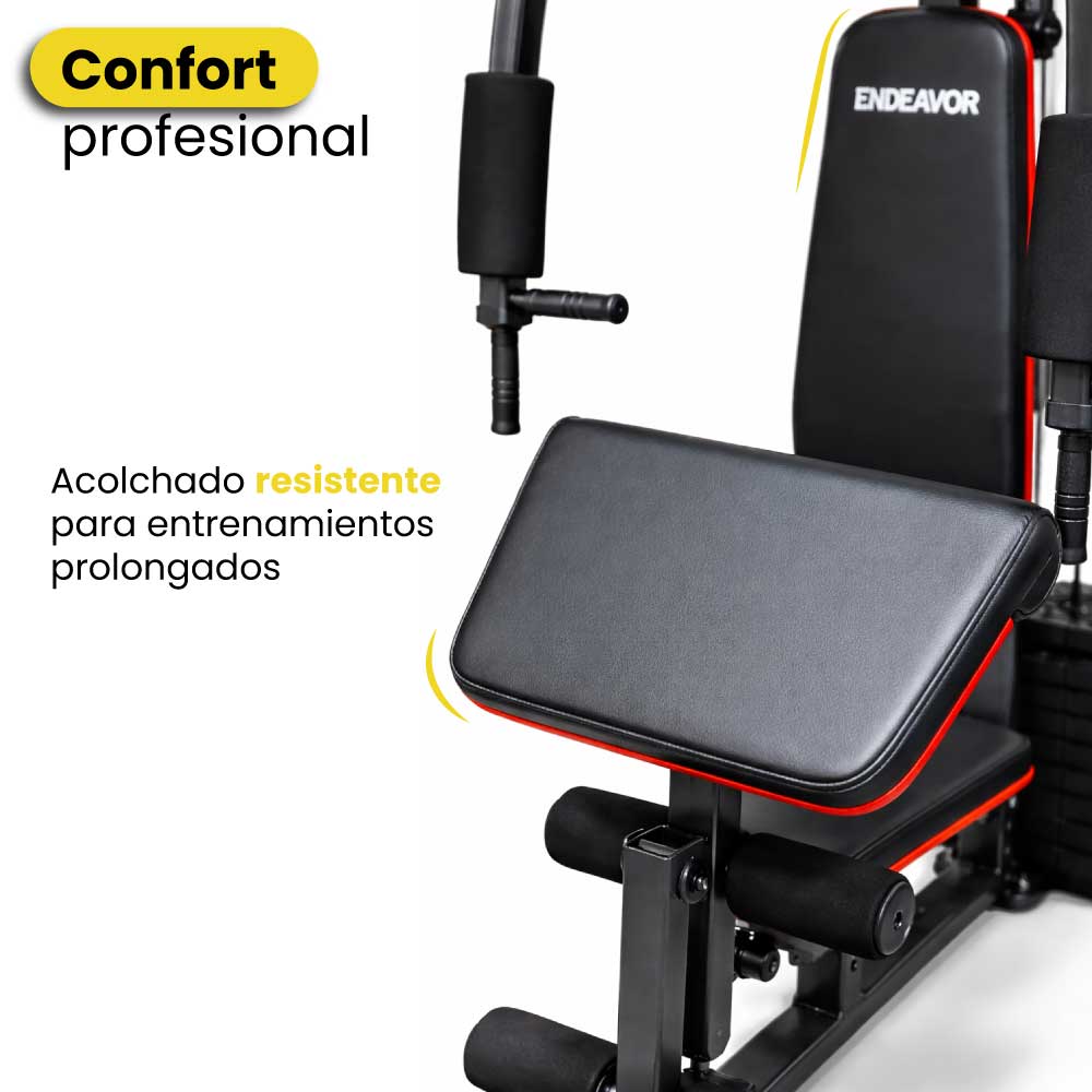 Estación de fuerza multifuncional en casa con 50 kg - Imagen 7