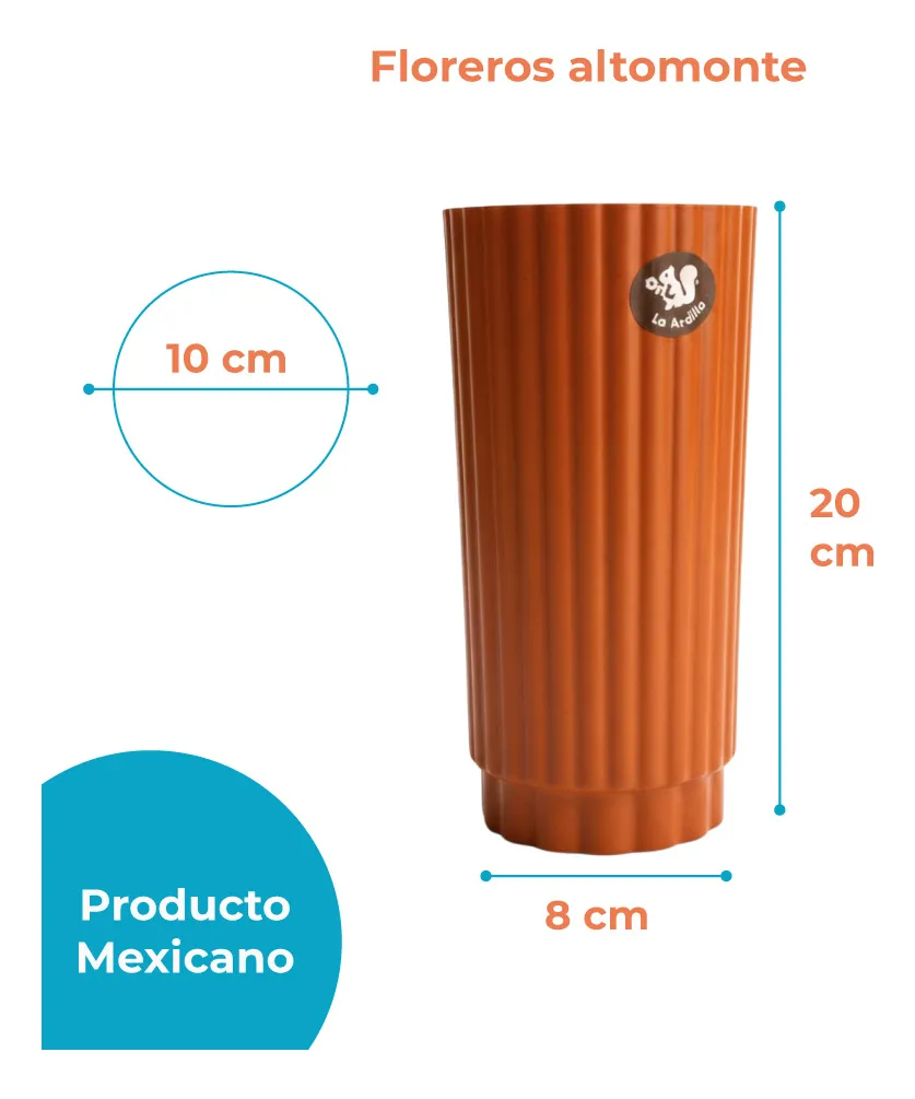 Florero plástico altomonte 1.3 L - Imagen 2