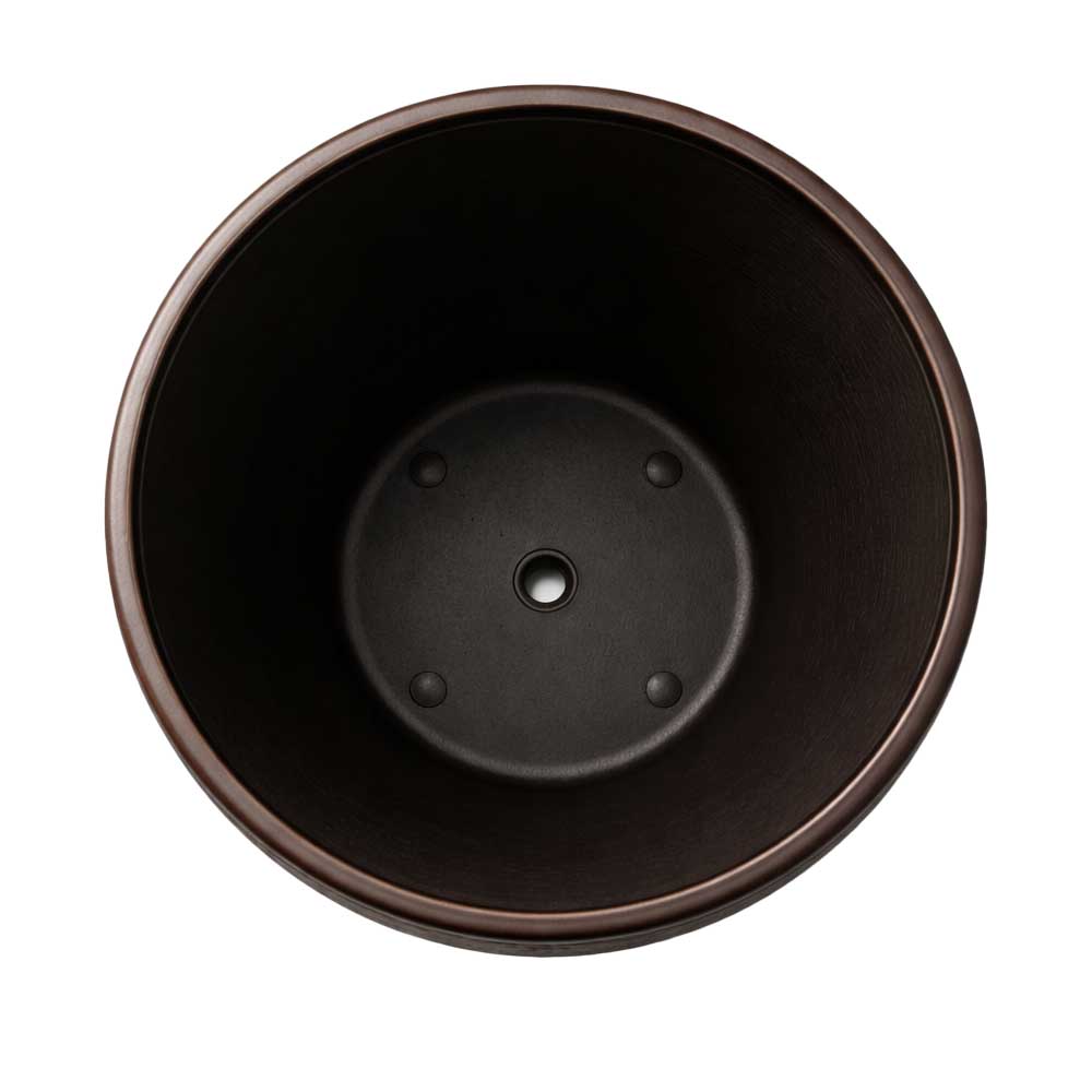Maceta plástico cilindrica con textura 40 L - Imagen 3