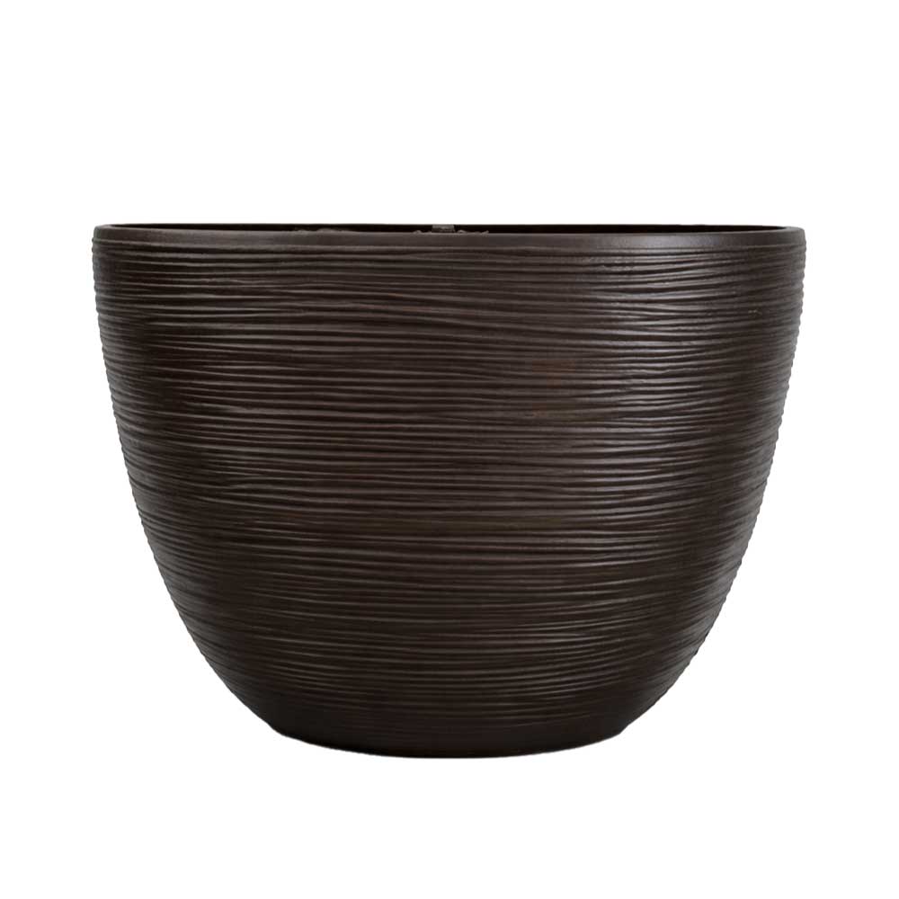 Maceta plástico cilindrica con textura 40 L - Imagen 7