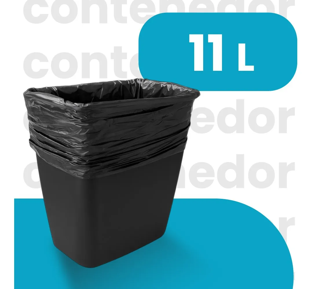 Contenedor bote de basura 11 litros liso - Imagen 9