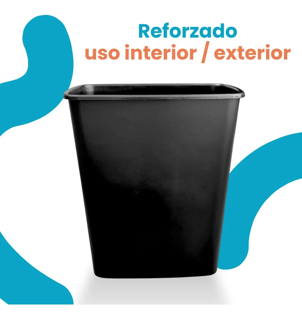 Contenedor bote de basura 40 litros liso - Imagen 3