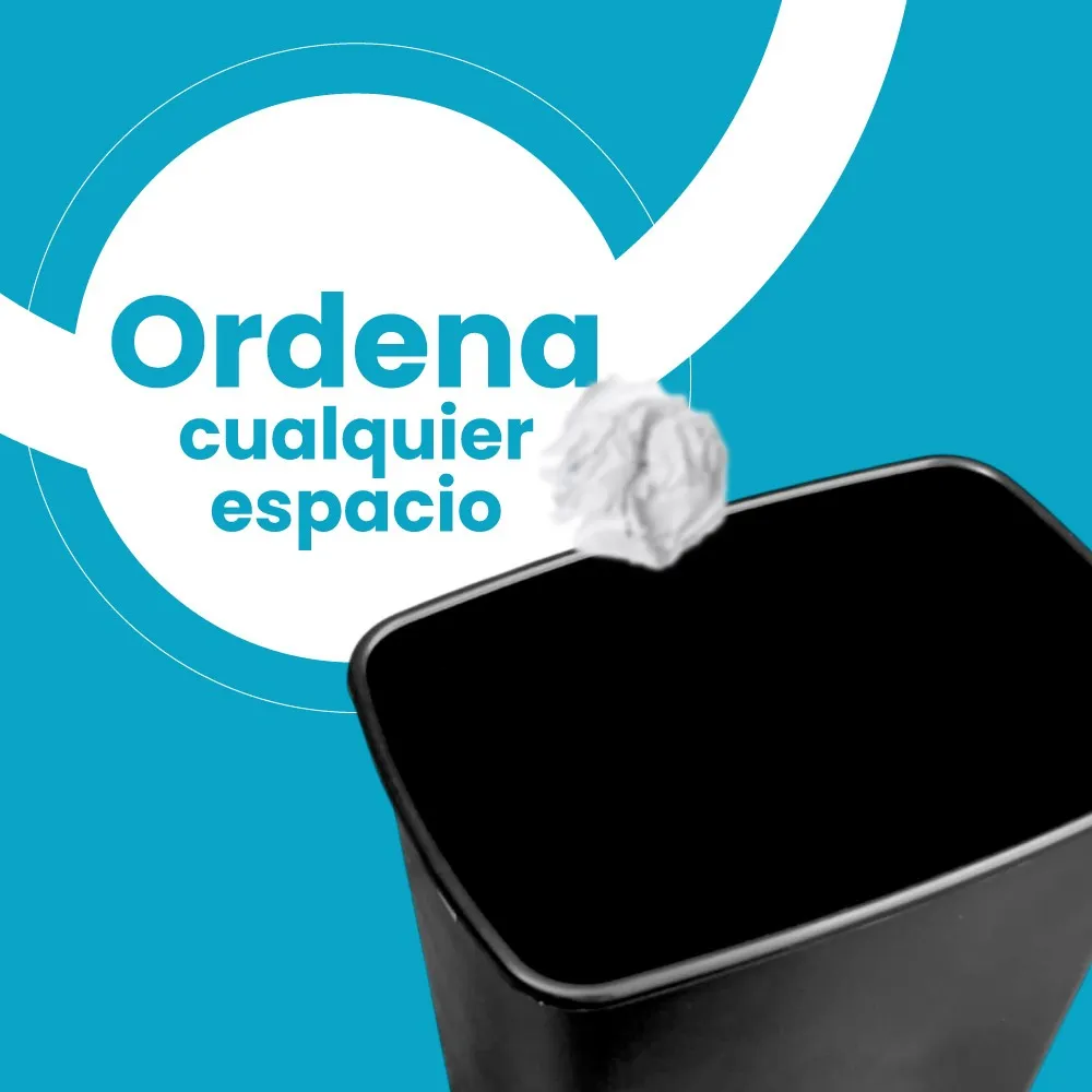 Contenedor bote de basura 40 litros liso - Imagen 4