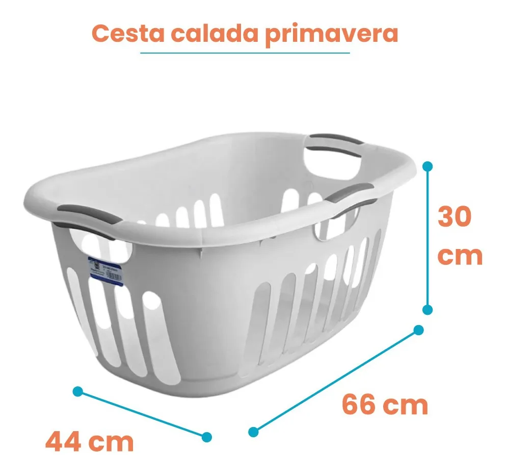 Cesto para ropa calado modelo primavera - Imagen 2