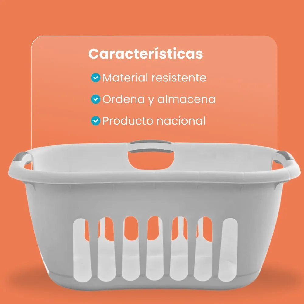 Cesto para ropa calado modelo primavera - Imagen 8