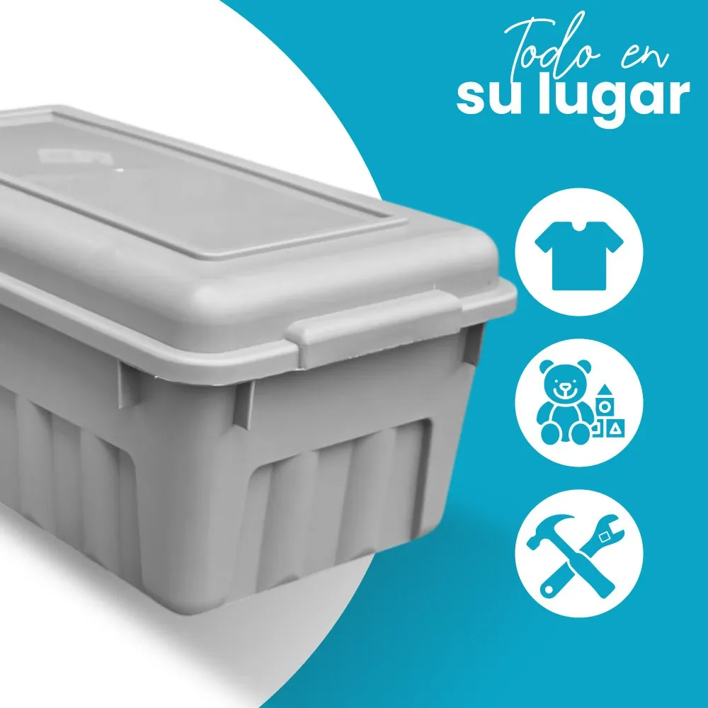 Caja organizadora con tapa Mod. Forza 5.5 litros - Imagen 7